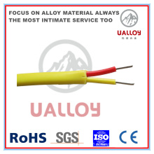 Câble de compensation de thermocouple isolé / tressé en PVC de type E